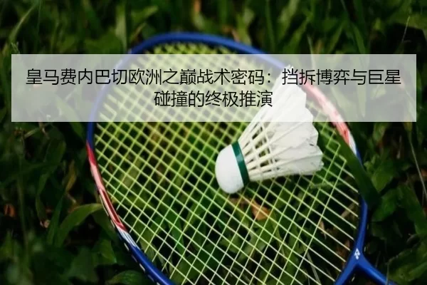 皇马费内巴切欧洲之巅战术密码：挡拆博弈与巨星碰撞的终极推演